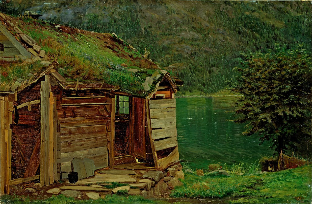 Dom wiejski w Balestrand autorstwa Amaldus Nielsen