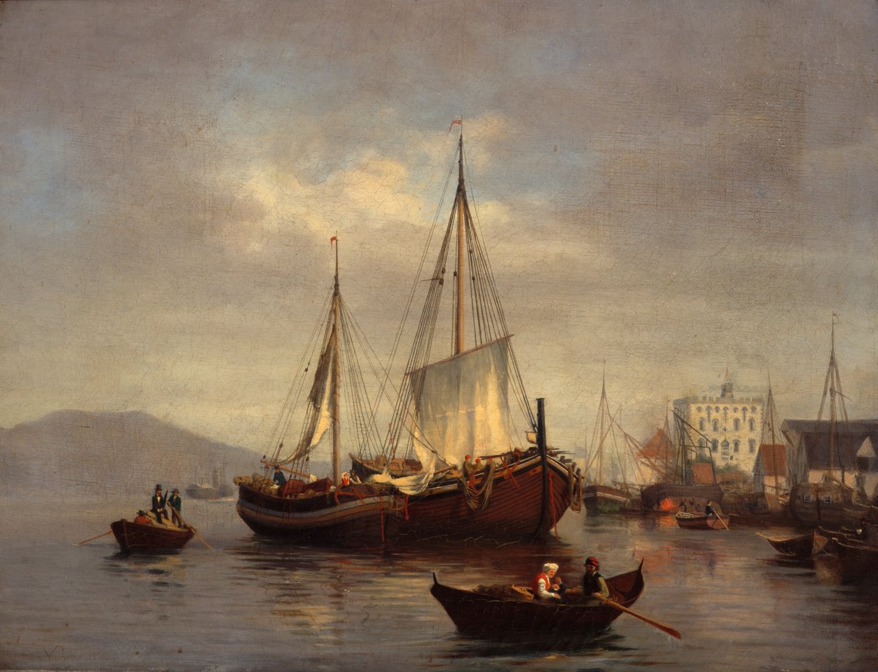 Z Bergen autorstwa Amaldus Nielsen