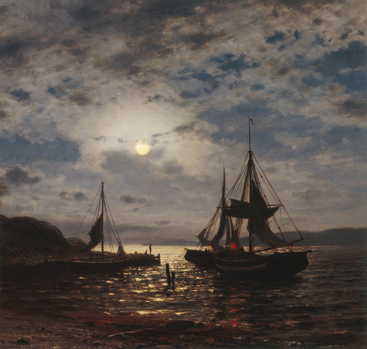 Z fiordu Oslo autorstwa Amaldus Nielsen