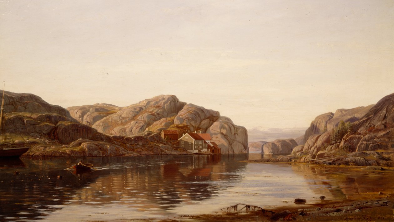 Ny-Hellesund autorstwa Amaldus Nielsen