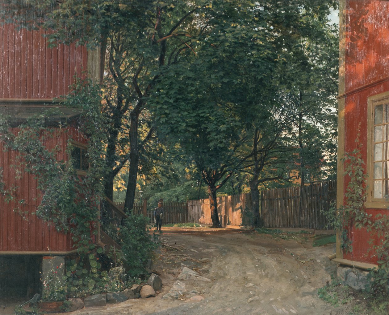 Nadchodzi wieczorna gazeta autorstwa Amaldus Nielsen