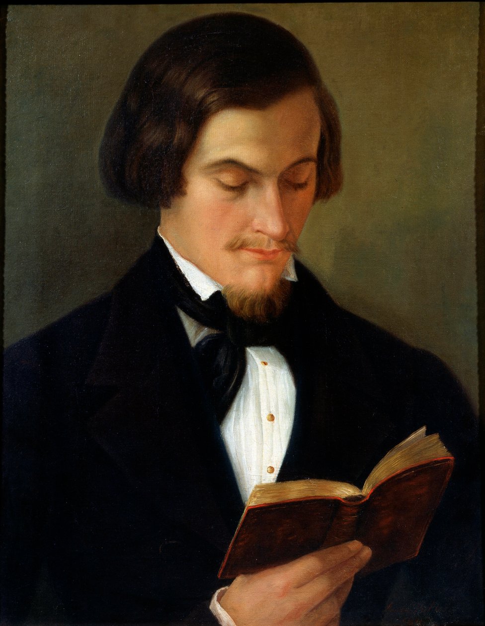 Portret poety Heinricha Heinego, 1842 autorstwa Amalia Keller