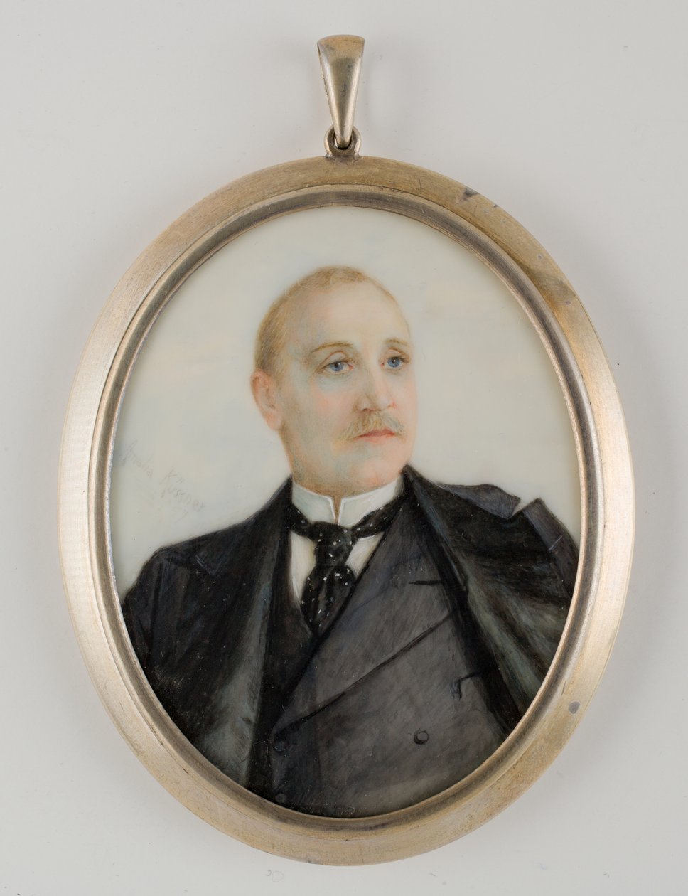 Portret mężczyzny, prawdopodobnie Richard Townsend autorstwa Amalia Kussner