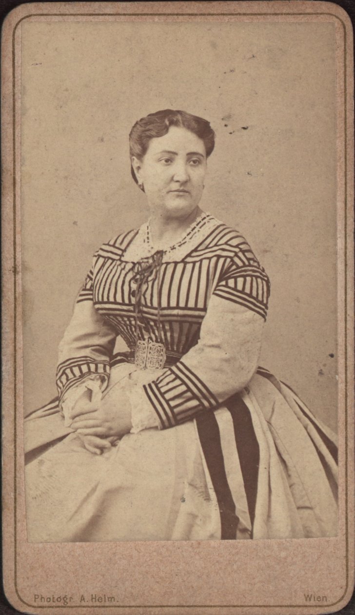 Portret śpiewaczki operowej Carlotty Patti 1835-1889. autorstwa Amand Helm