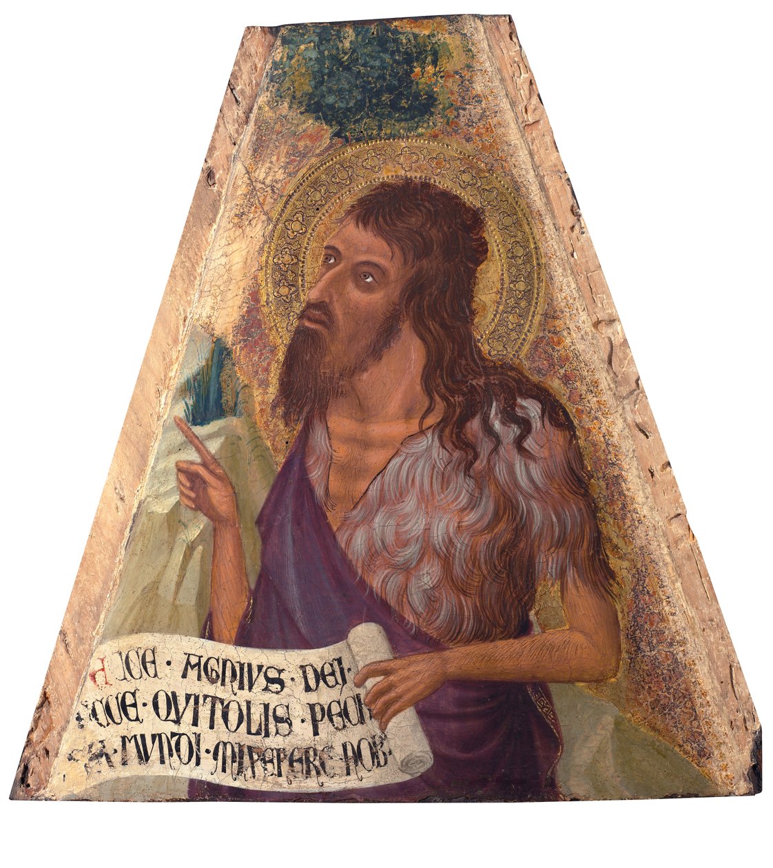 Św. Jan Chrzciciel autorstwa Ambrogio Lorenzetti