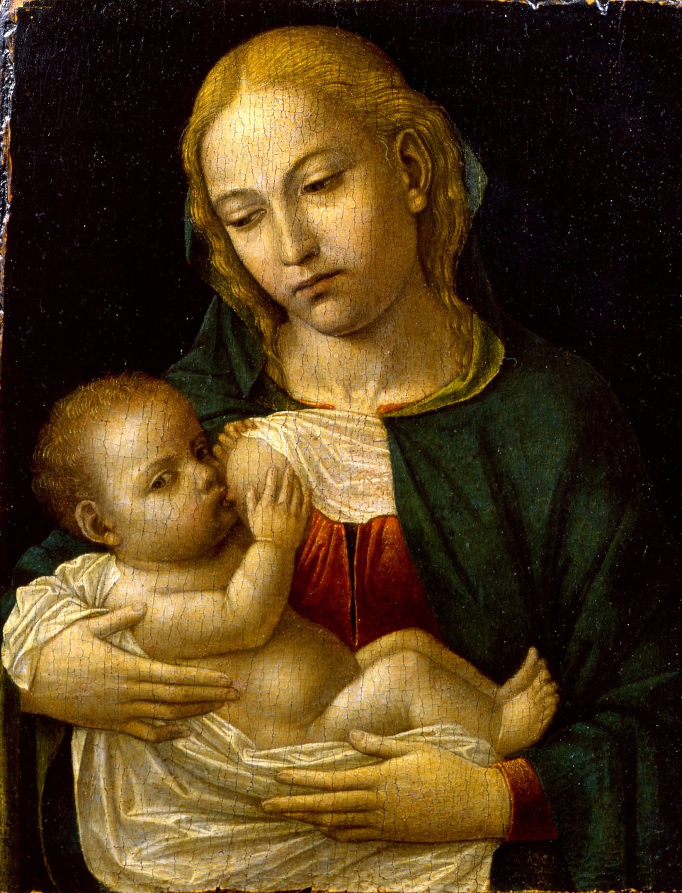 Madonna del Latte, ok. 1485 autorstwa Ambrogio Bergognone