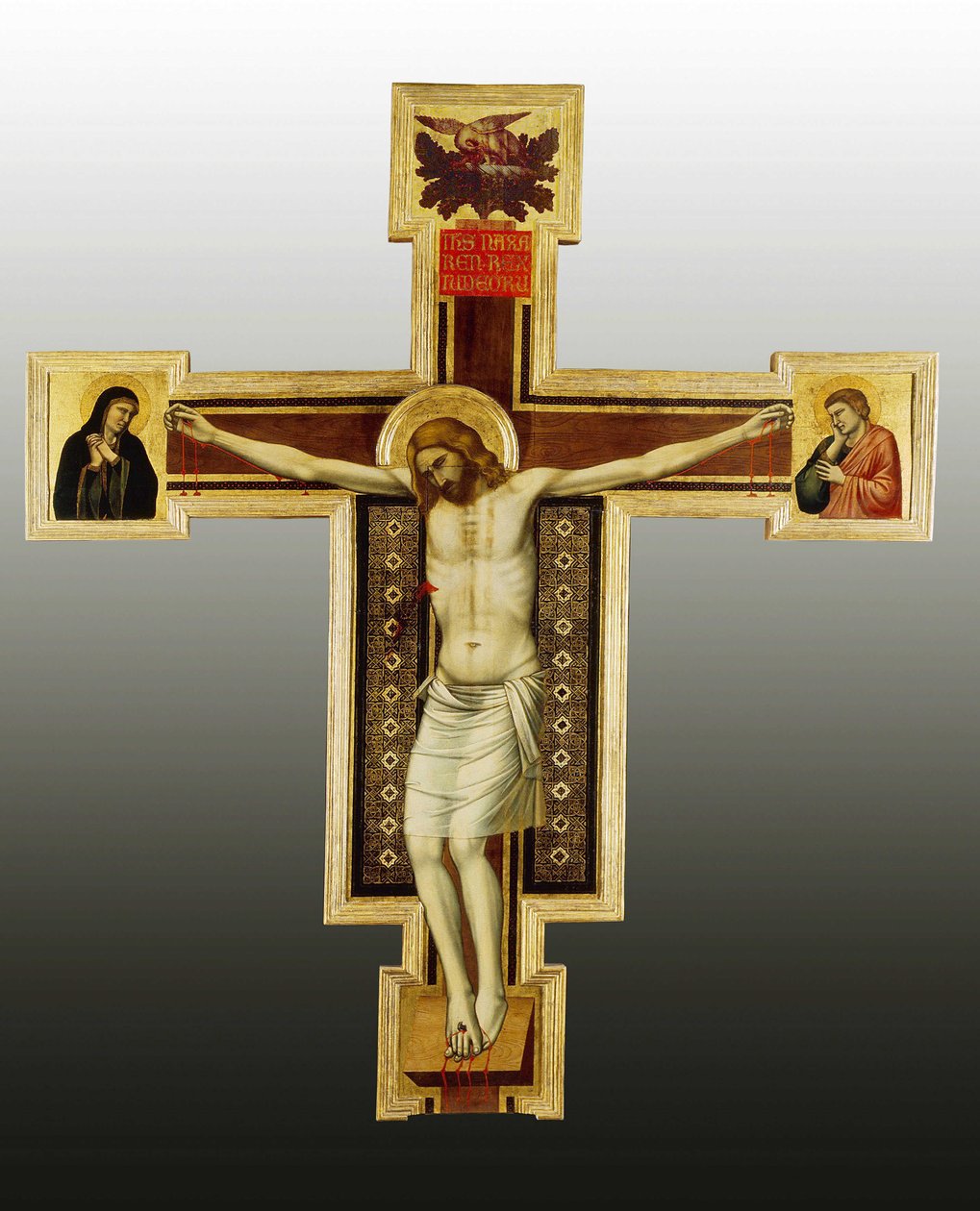 Ukrzyżowanie, XIV wiek Obraz z warsztatu Giotta (1266-1337) San Felice na Piazza, Florencja Olej na drewnie © Battaglini / Leemage autorstwa Ambrogio Bondone (workshop) Giotto