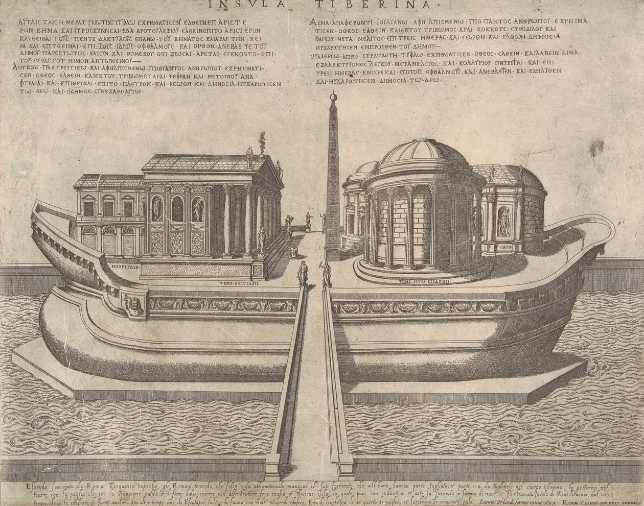Wyspa Tybru autorstwa Ambrogio Brambilla