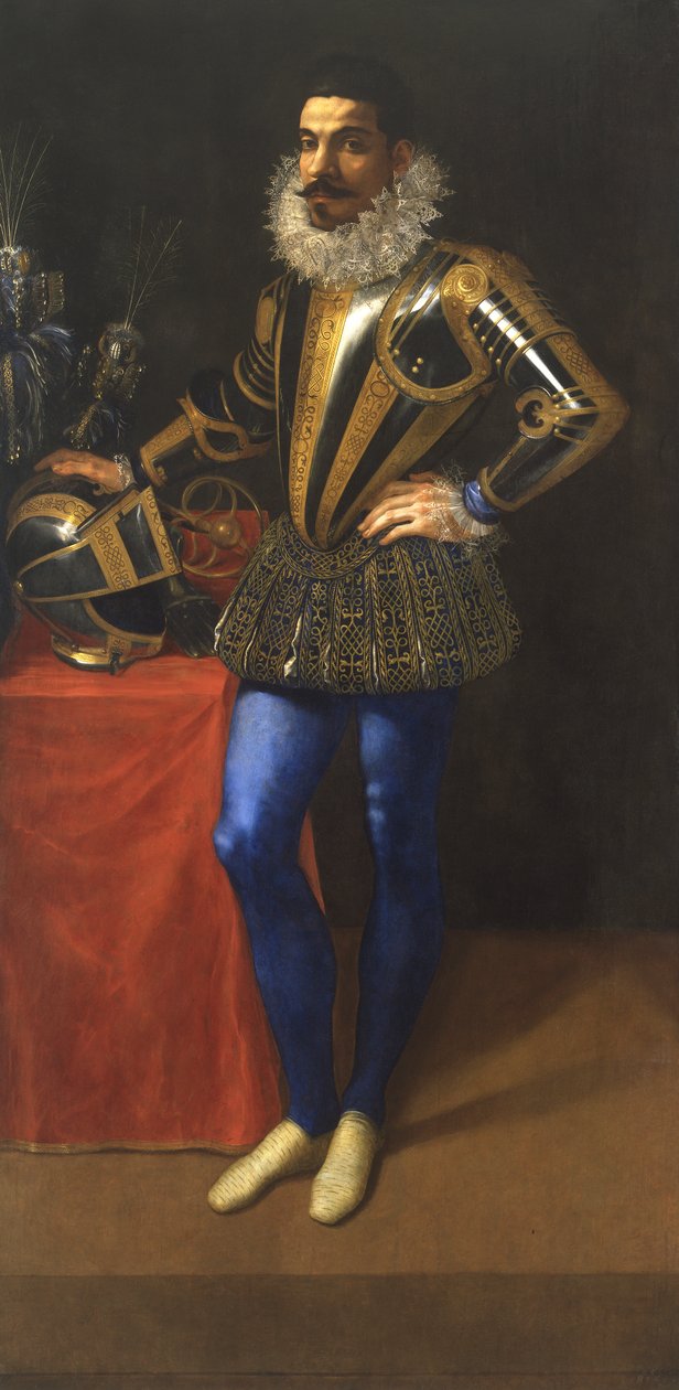 Portret Lucio Foppy, ok. 1590 (olej na desce) autorstwa Ambrogio Giovanni Figino