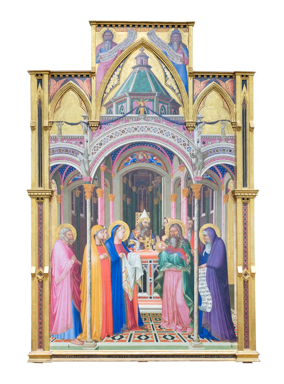 Ofiarowanie Jezusa w świątyni autorstwa Ambrogio Lorenzetti
