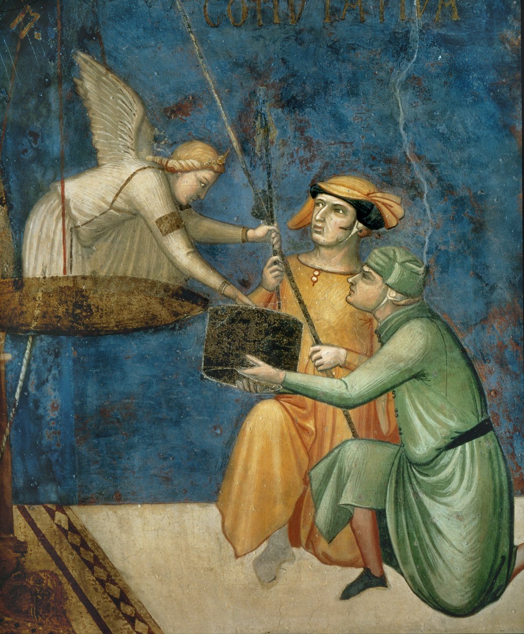 Alegoria dobrego rządu ... (malowidło ścienne) autorstwa Ambrogio Lorenzetti