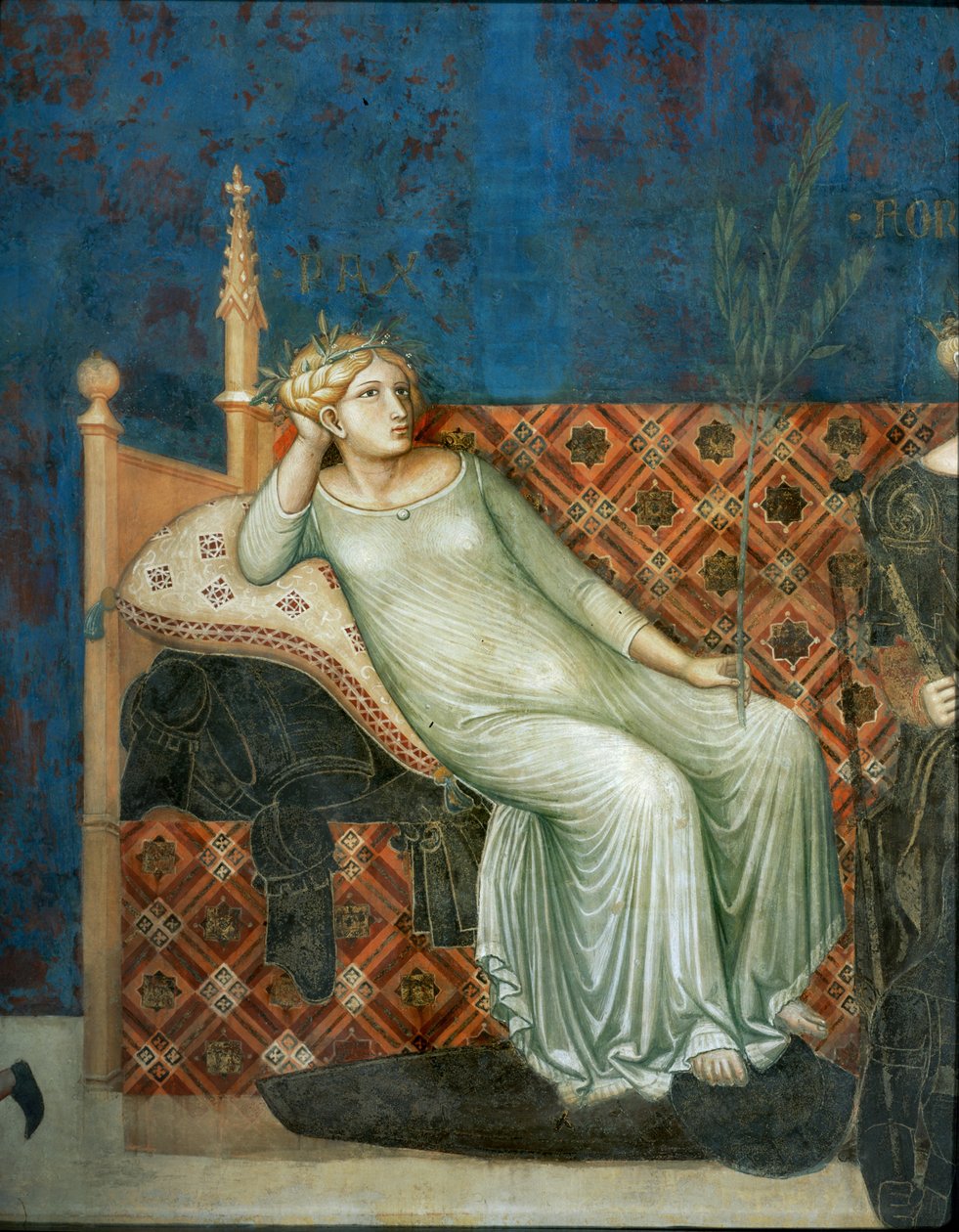 Alegoria dobrego rządu ... (malowidło ścienne) autorstwa Ambrogio Lorenzetti
