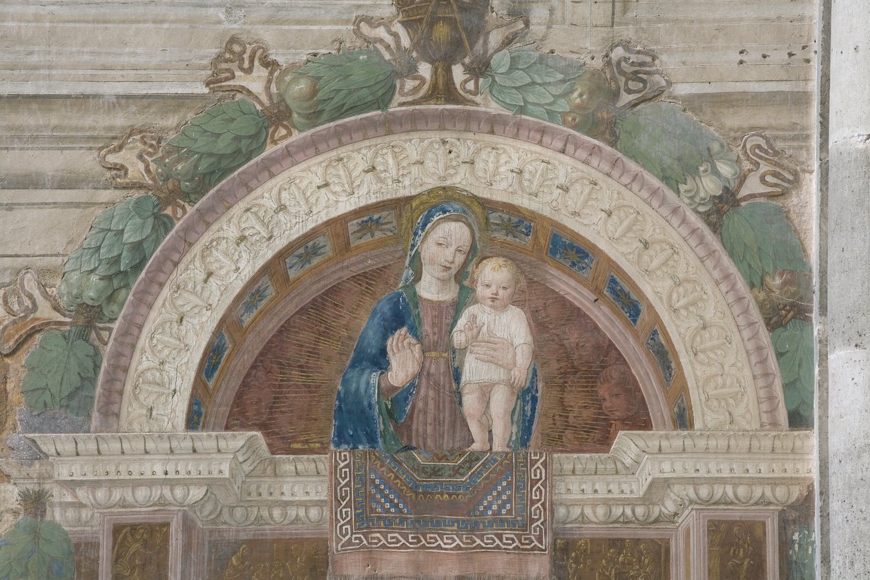 Madonna z dywanu (Madonna z dywanu) autorstwa Ambrogio da Fossano (c.1460 1523)