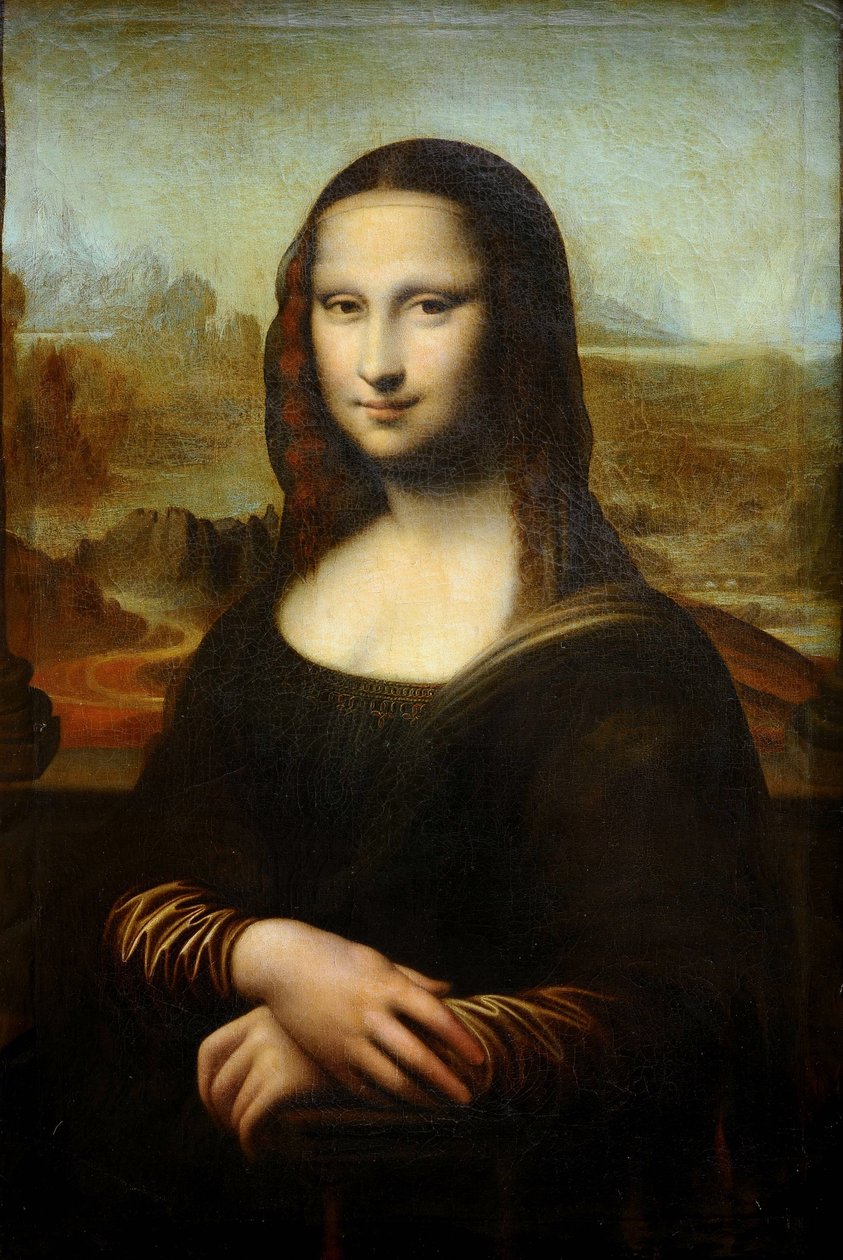 La Gioconda, wg Leonarda da Vinci, ok. 1600 (olej na płótnie) autorstwa Ambroise Dubois
