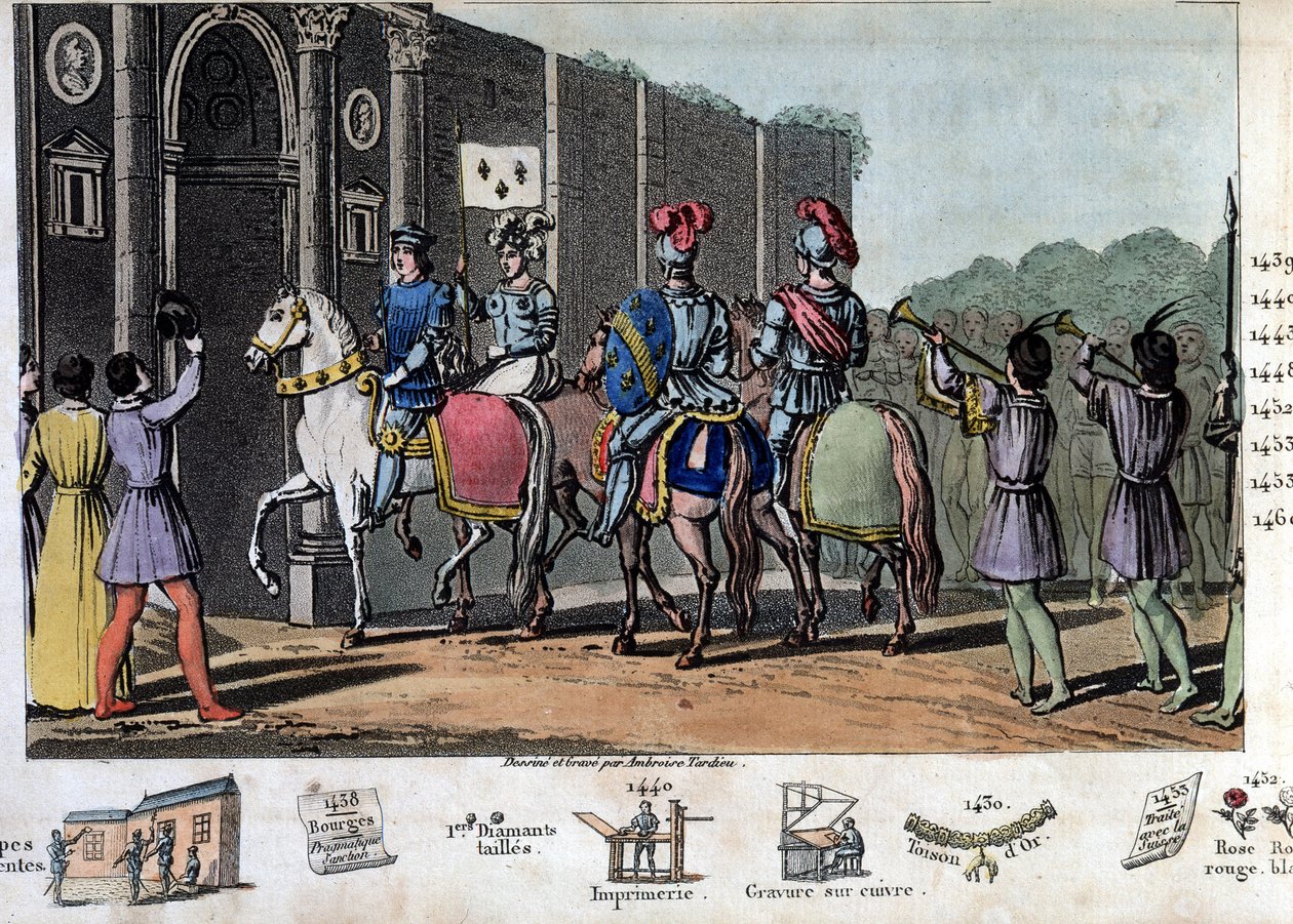 Karol VII mówi „Zwycięski” (1403-1461). Anglicy oblegali Orlean, ale Joanna d