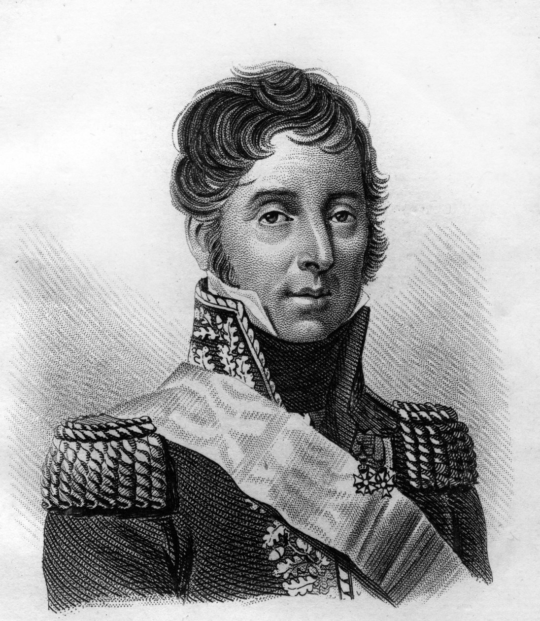 Jean Antoine Verdier (1775-1850) - w „Portretach generałów francuskich po zwycięstwach i podbojach Francuzów”. Grawerowane przez Ambroise Tardieu w 1818 roku. Kolekcja Stella. autorstwa Ambroise Tardieu