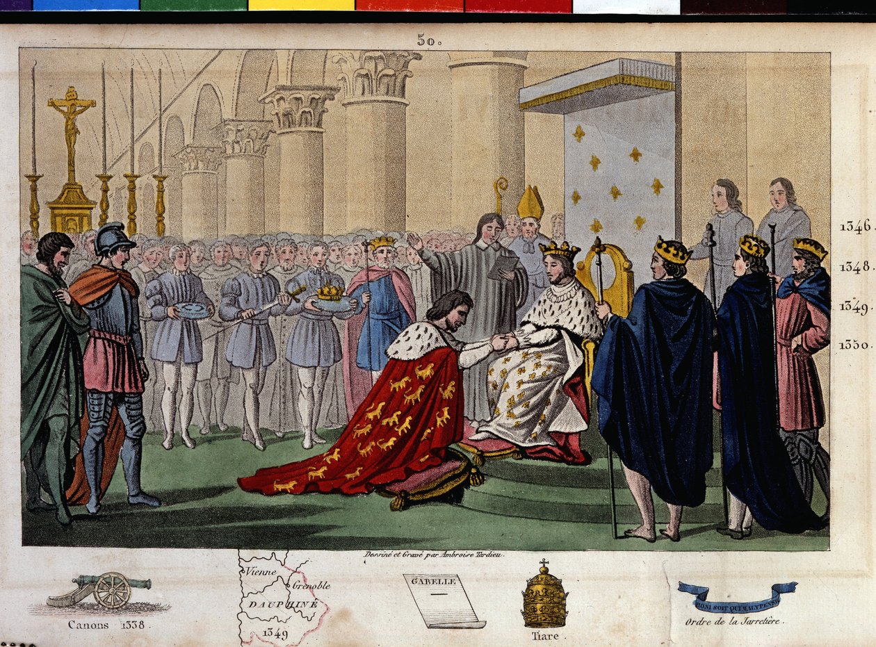 Filip VI Walezjusz (1294-1350) został uznany za króla przez Stany Zjednoczone w 1328 r., co odrzuciło pretensje Edwarda III, króla Anglii, wnuka Filipa Bela i Filipa d