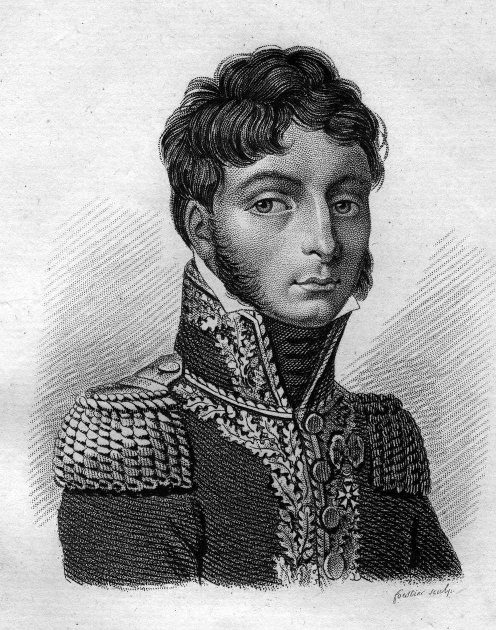 Philippe Paul, hrabia Ségur (1780-1873), francuski generał i historyk w „Portretach francuskich generałów po zwycięstwach i podbojach Francuzów”. Grawerowane przez Ambroise Tardieu w 1818 roku. Kolekcja Stella. autorstwa Ambroise Tardieu