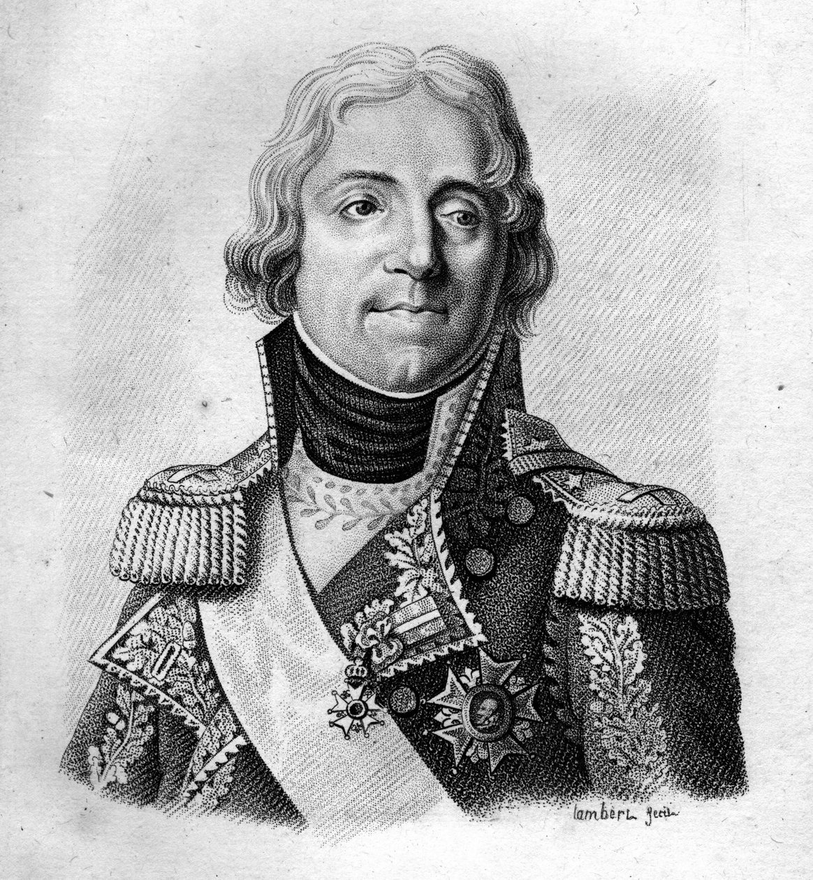 Pierre Riel, hrabia, a następnie markiz de Beurnonville marszałek Francji (1752 do 1821) - w „Portretach francuskich generałów po zwycięstwach i podbojach Francuzów”. Grawerowane przez Ambroise Tardieu w 1818 roku. Kolekcja Stella. autorstwa Ambroise Tardieu