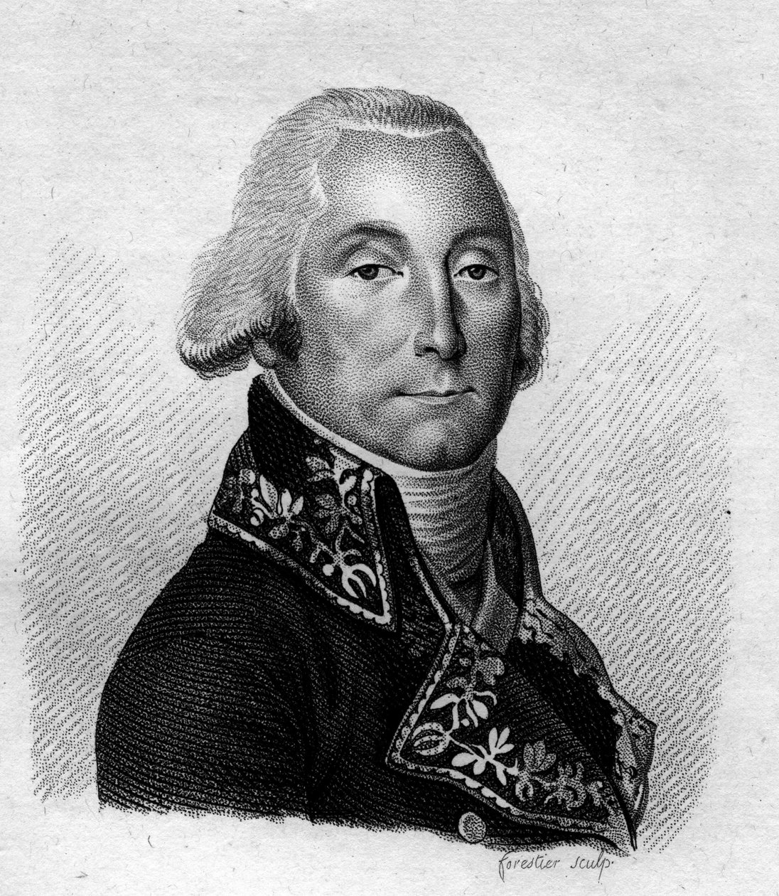 Portret Oliviera Macoux Rivaud de la Raffiniere (1766-1839). Generał et Baron d