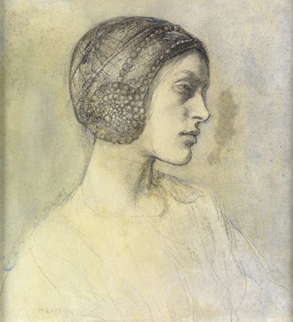 Anais, Ubrana w beginkę, ok. 1822 r. autorstwa Ambrose McEvoy