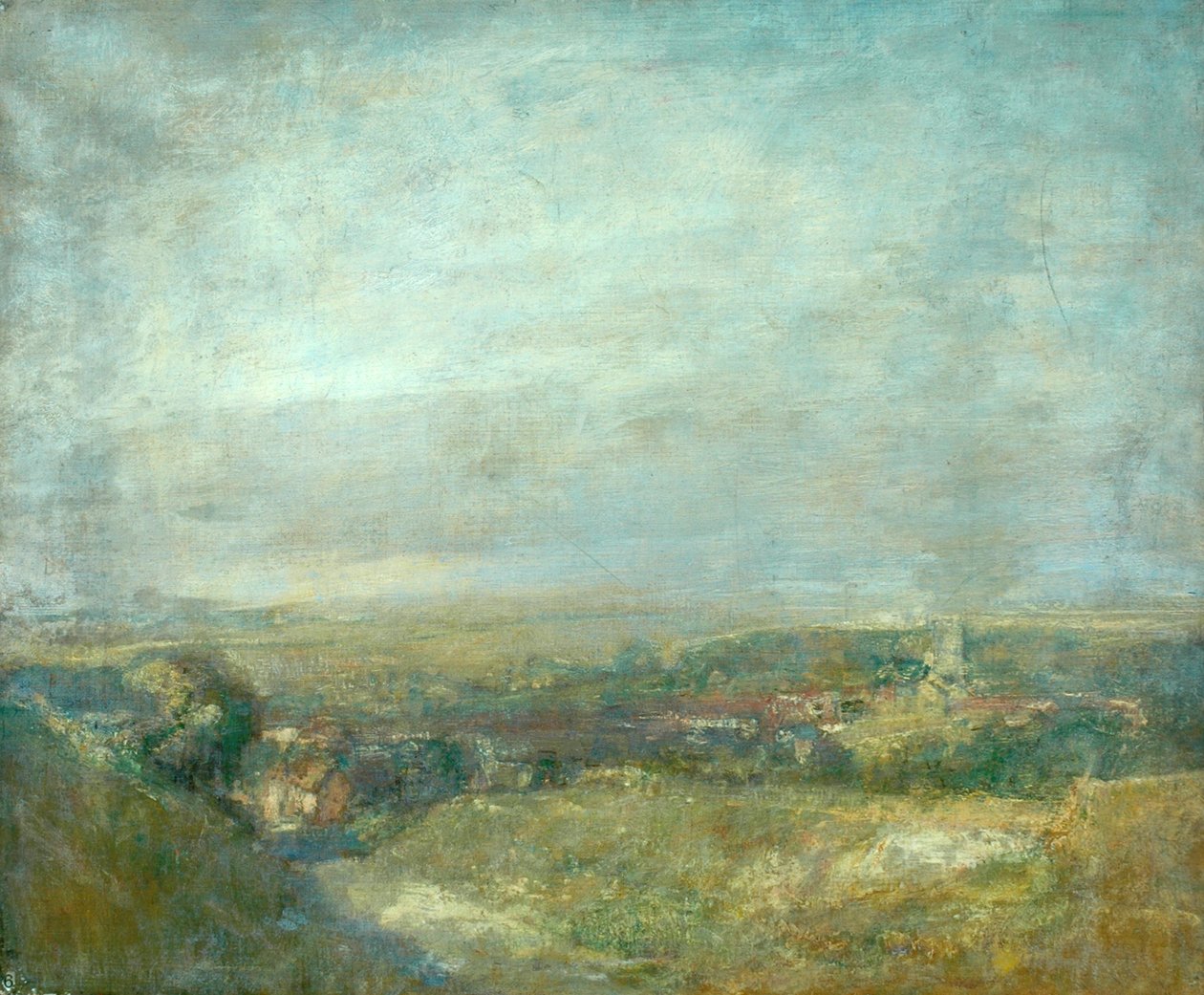 Rano, Aldbourne autorstwa Ambrose McEvoy