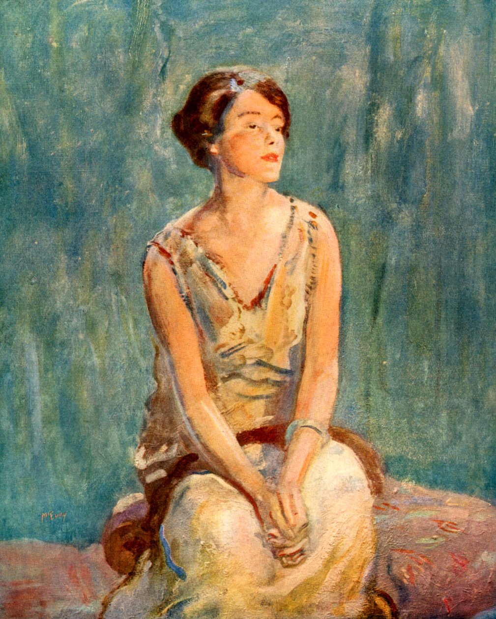 Portret, Płyta Książki autorstwa Ambrose McEvoy