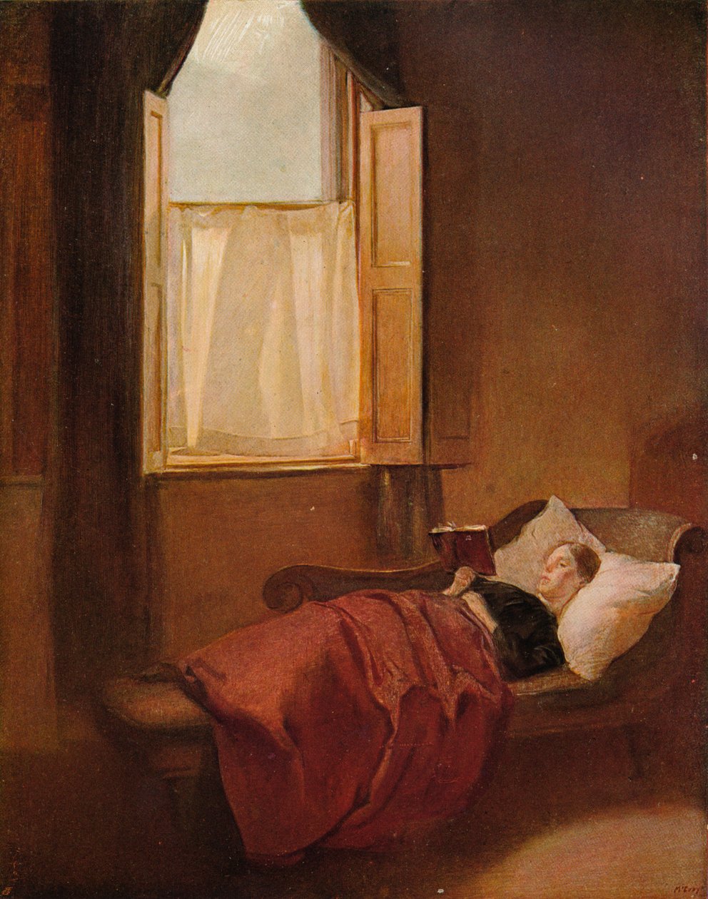 Rekonwalescencja, ok. 1900 autorstwa Ambrose McEvoy