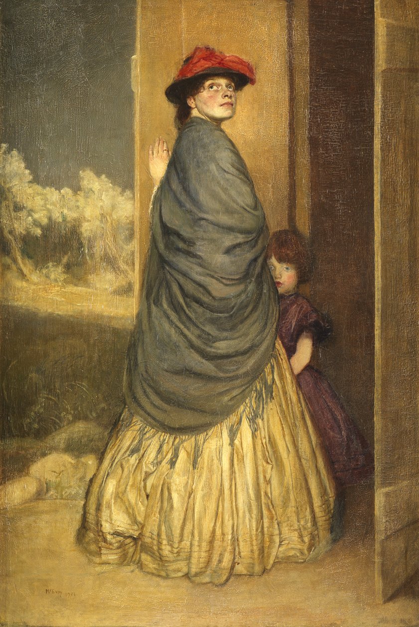 Burza z piorunami, 1901 autorstwa Ambrose McEvoy