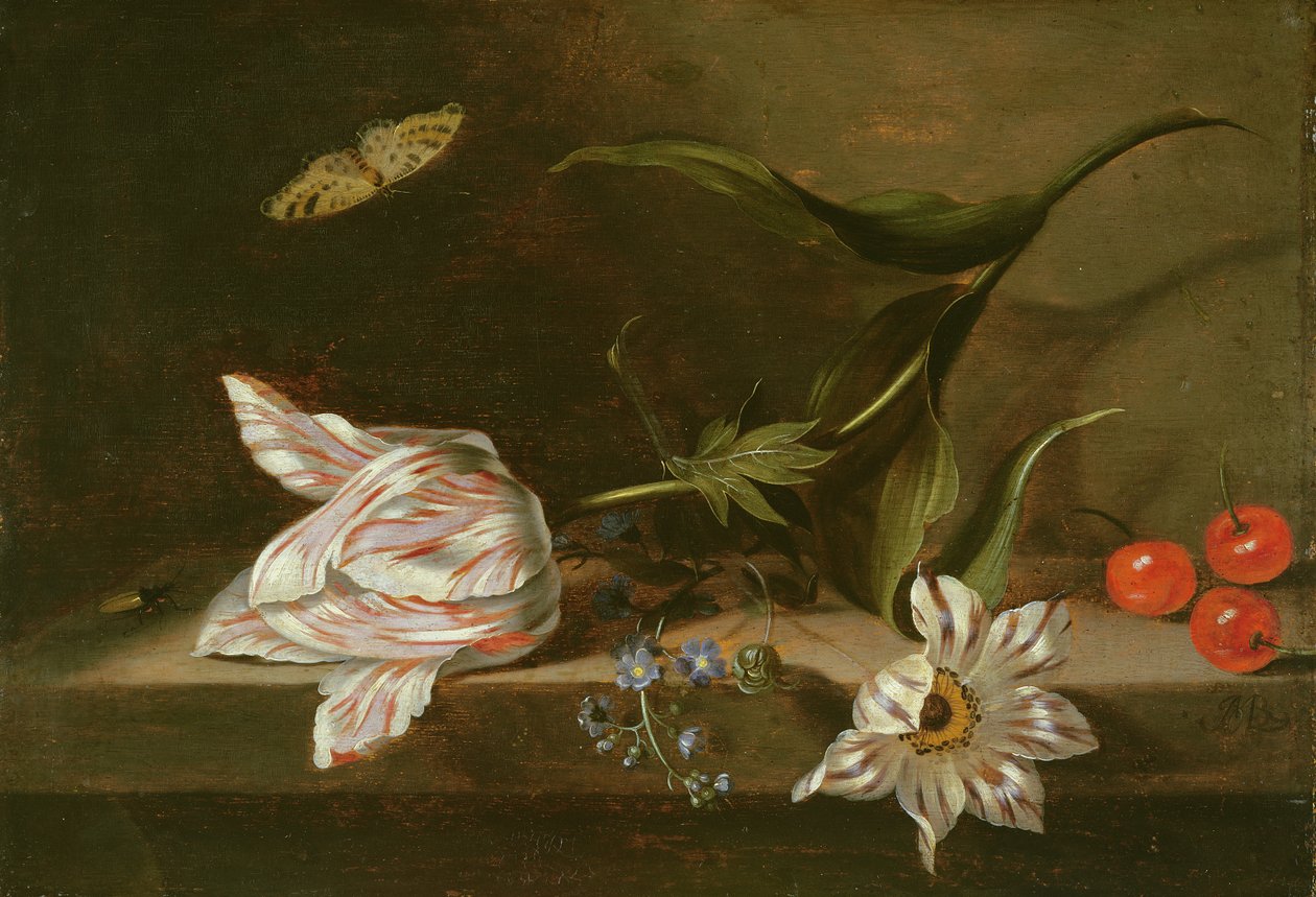 Kompozycja kwiatowa autorstwa Ambrosius the Younger Bosschaert