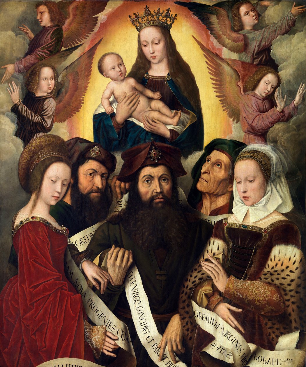 Deipara Virgo (olej na desce) autorstwa Ambrosius Benson