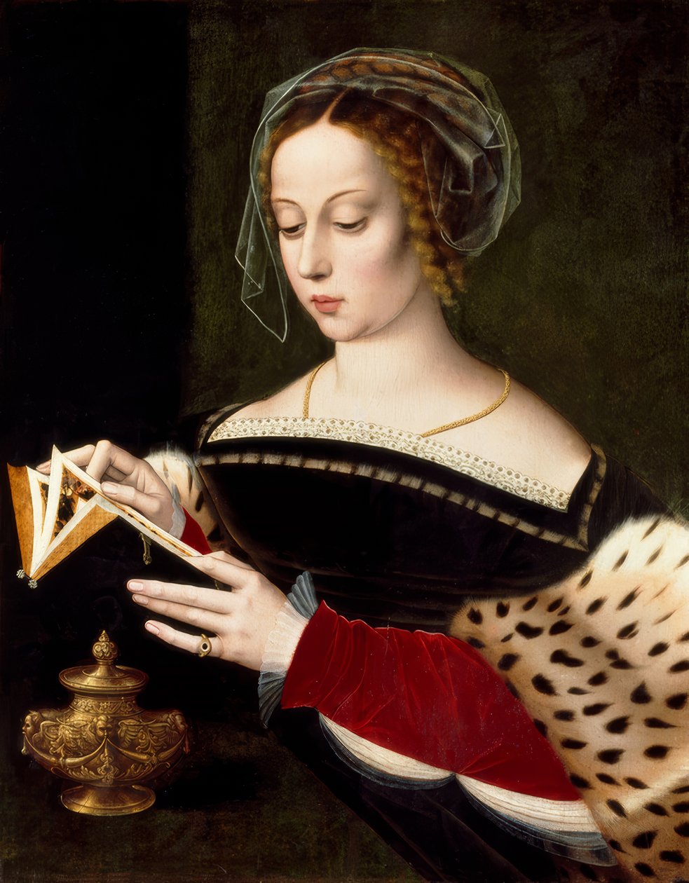 Czytanie Marii Magdaleny autorstwa Ambrosius Benson