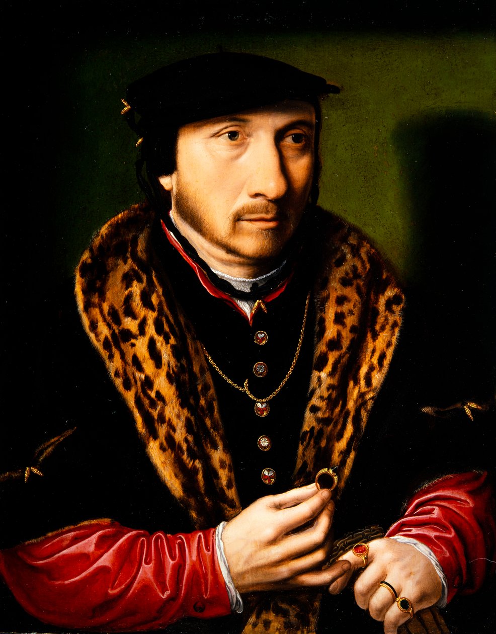 Portret dżentelmena autorstwa Ambrosius Benson
