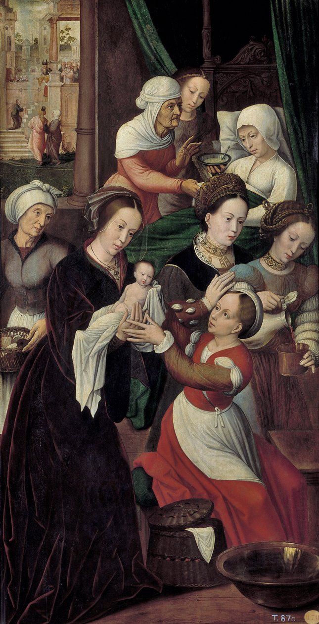 Narodzenia Najświętszej Maryi Panny autorstwa Ambrosius Benson