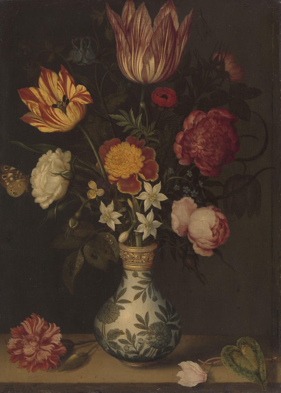 Martwa natura z kwiatami w wazonie Wan-li autorstwa Ambrosius Bosschaert