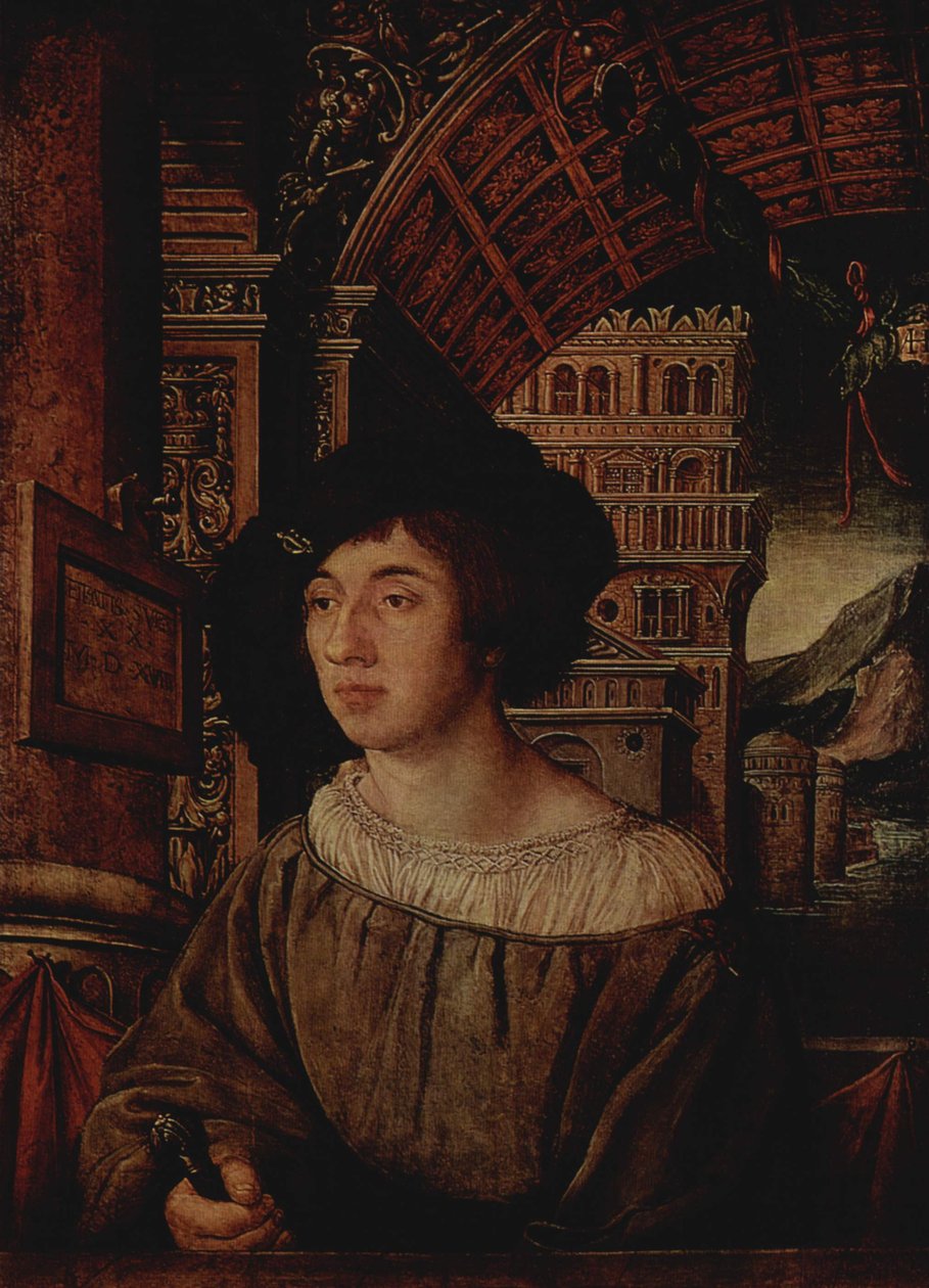 Portret młodego mężczyzny autorstwa Ambrosius Holbein
