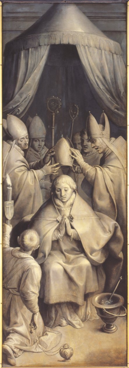A Bênção de São Elígio (óleo sobre painel) polonês autorstwa Ambrosius the Elder Francken or Franck