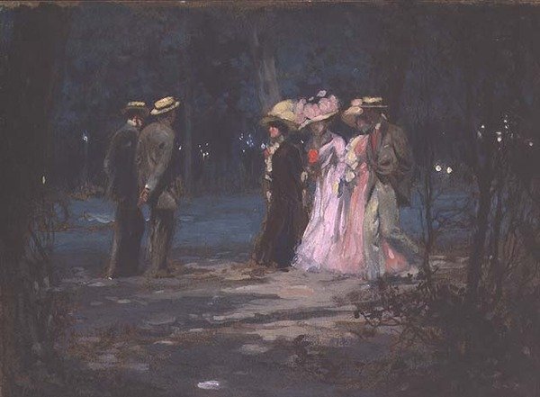 Wieczorny spacer autorstwa Amédée Julien Marcel Clément