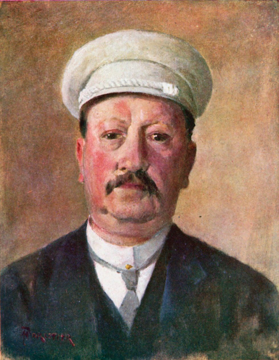 Flamandzki mieszczanin (kolorowa litografia) autorstwa Amedee (after) Forestier