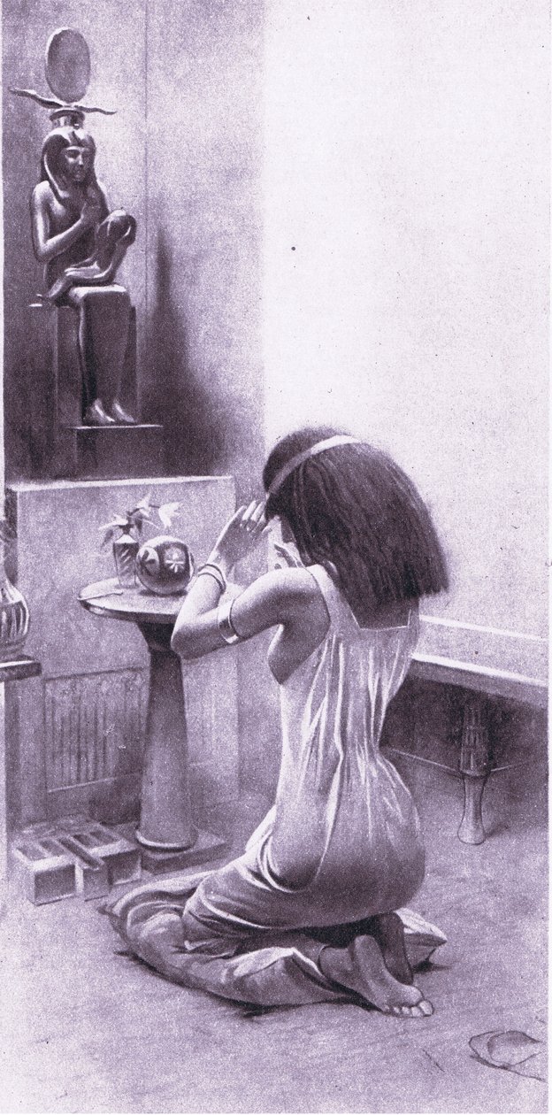 Egipcjanka na jej nabożeństwach, 1925 autorstwa Amedee Forestier