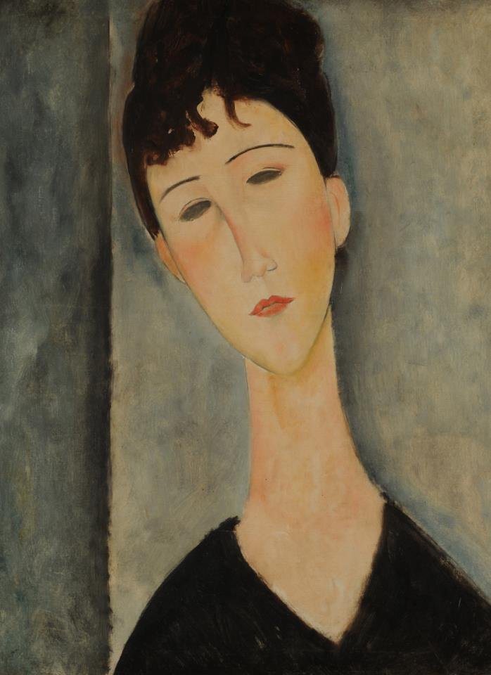Postać kobiety autorstwa Amedeo Modigliani