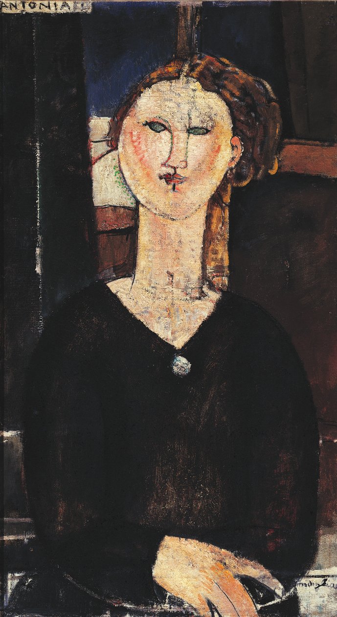 Antonia, ok.1915 autorstwa Amedeo Modigliani
