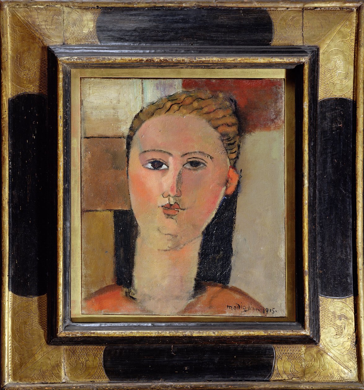 Dziewczyna z rudymi włosami, 1915 autorstwa Amedeo Modigliani
