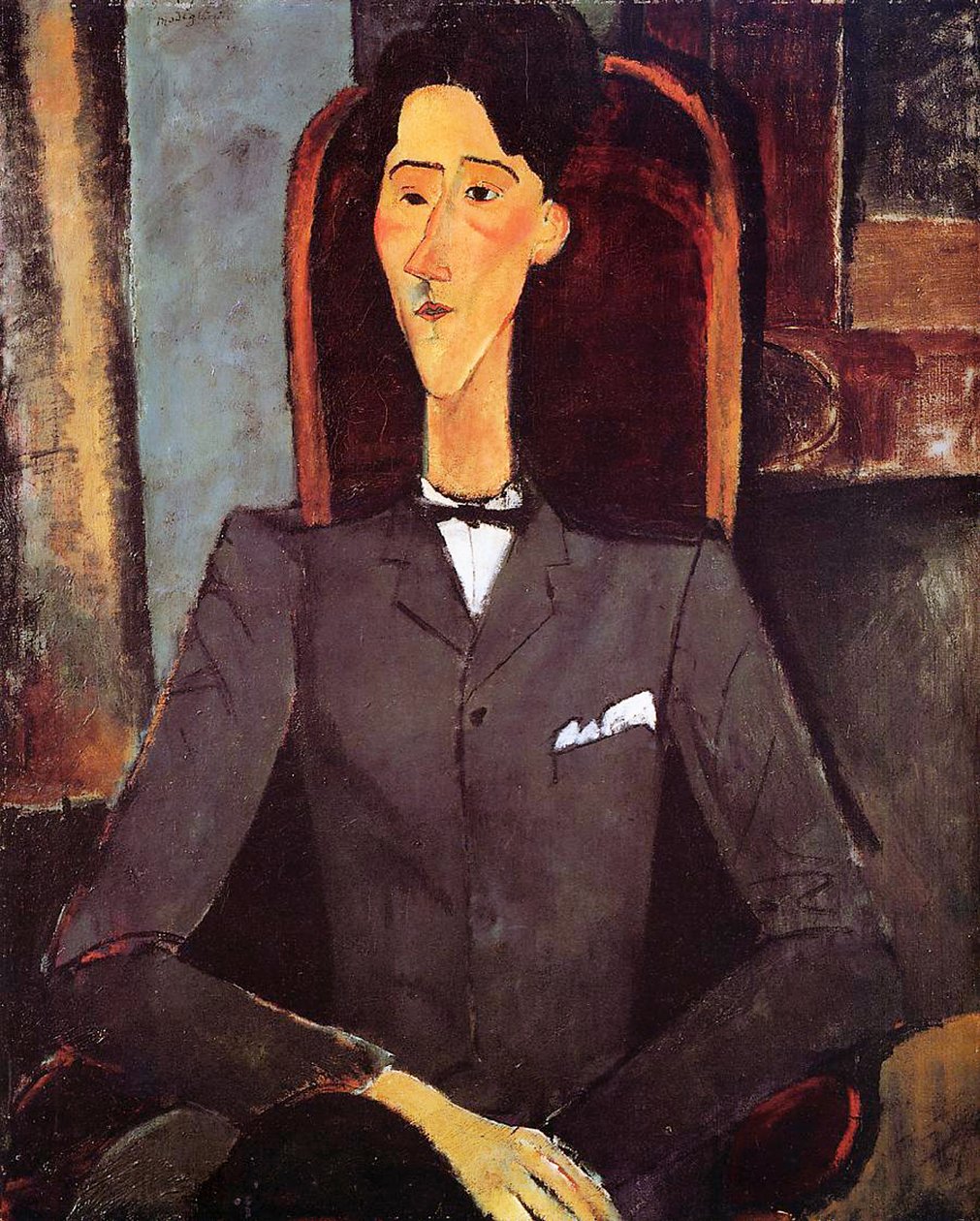 Jean Cocteau, 1917 autorstwa Amedeo Modigliani