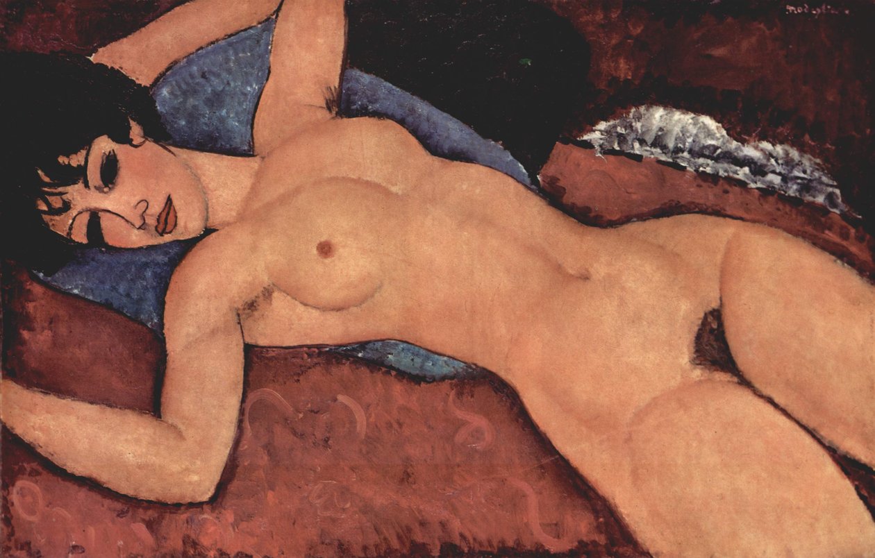 Akt kłamstwa autorstwa Amedeo Modigliani