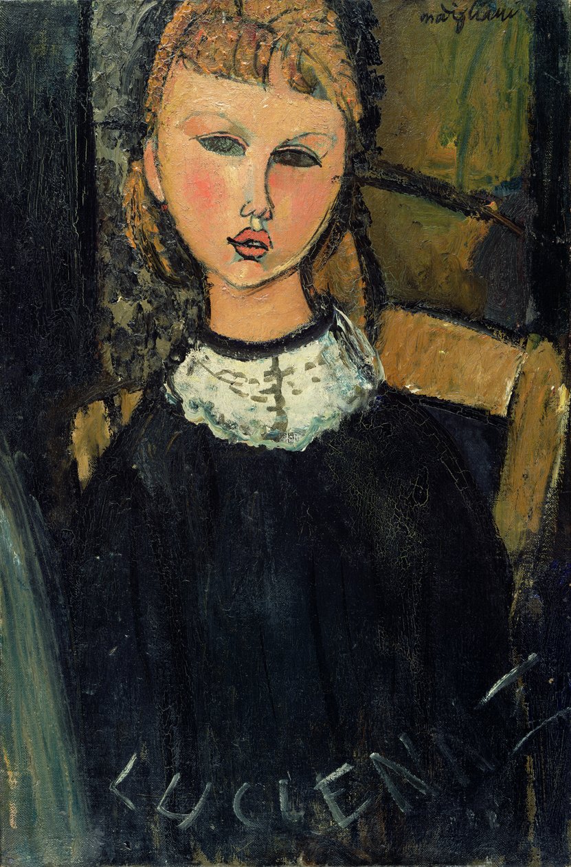Lucienne, c.1916-17 autorstwa Amedeo Modigliani