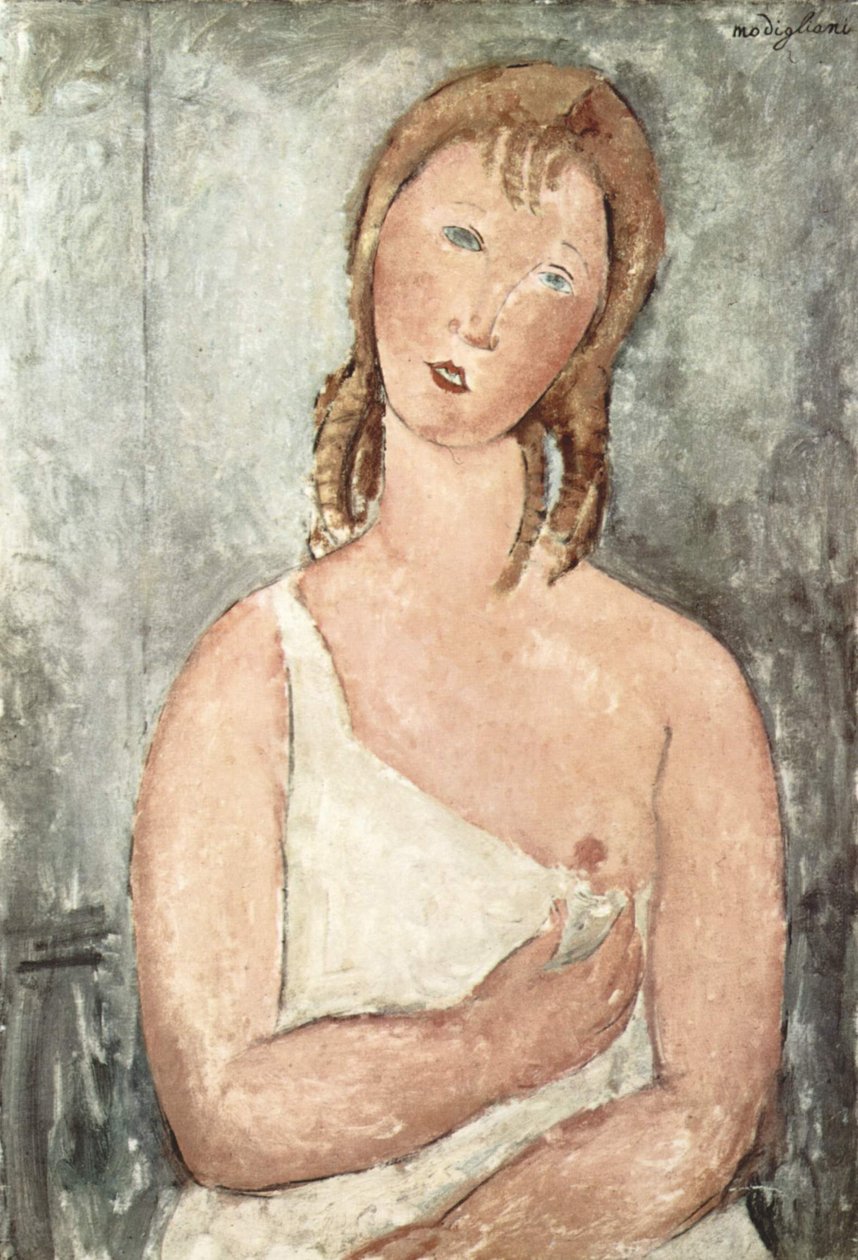 dziewczyna autorstwa Amedeo Modigliani