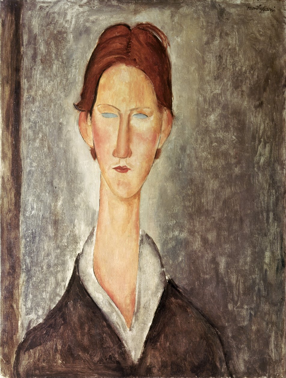 Portret studenta, ok. 1918-19 autorstwa Amedeo Modigliani