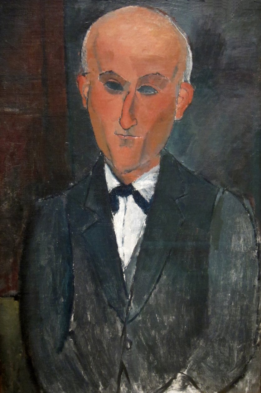 Portret francuskiego pisarza i malarza Maxa Jacoba autorstwa Amedeo Modigliani