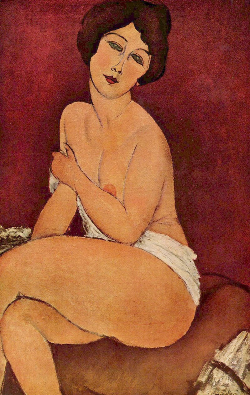 Akt kobiecy autorstwa Amedeo Modigliani